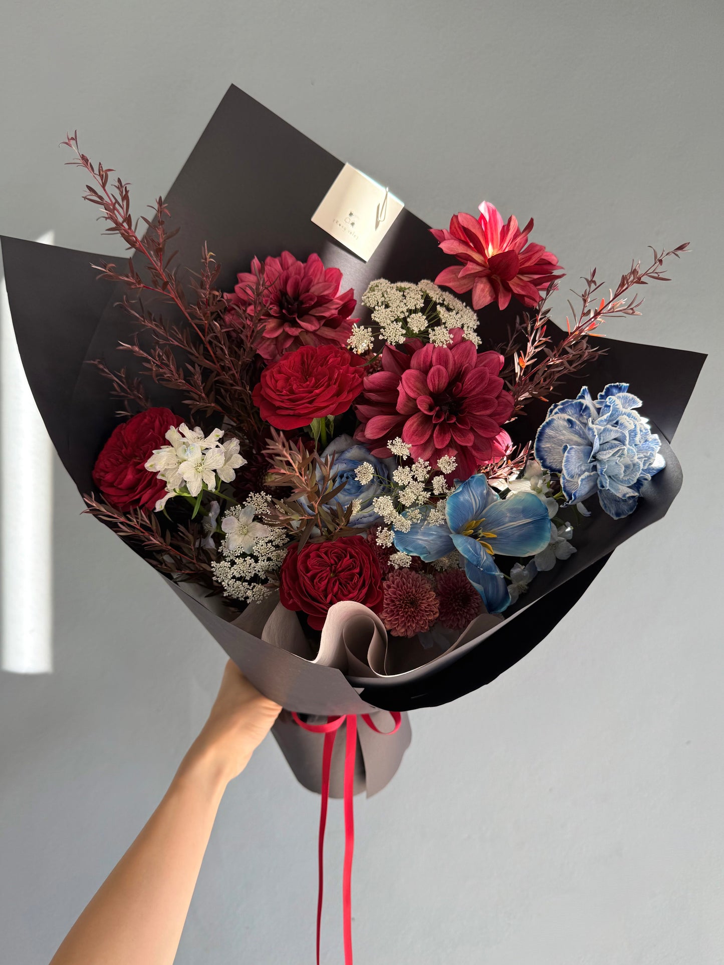Crimson & Blue Rosy Isle