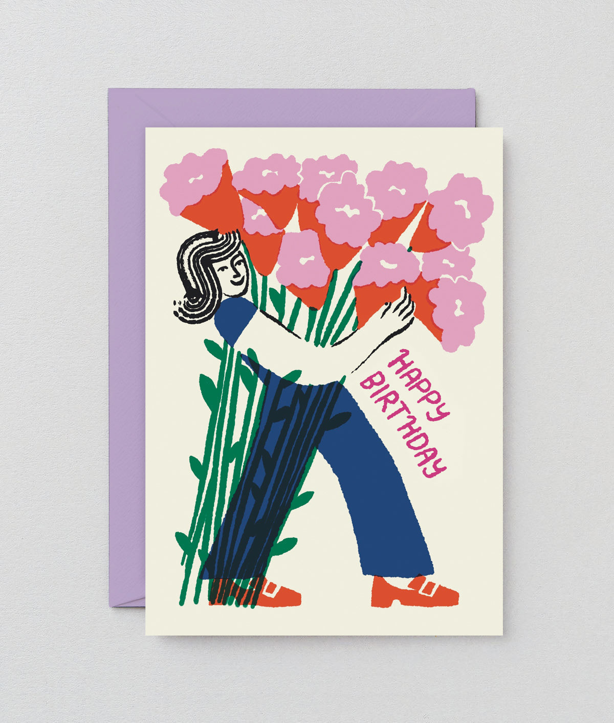 Greeting Card Rosy Isle