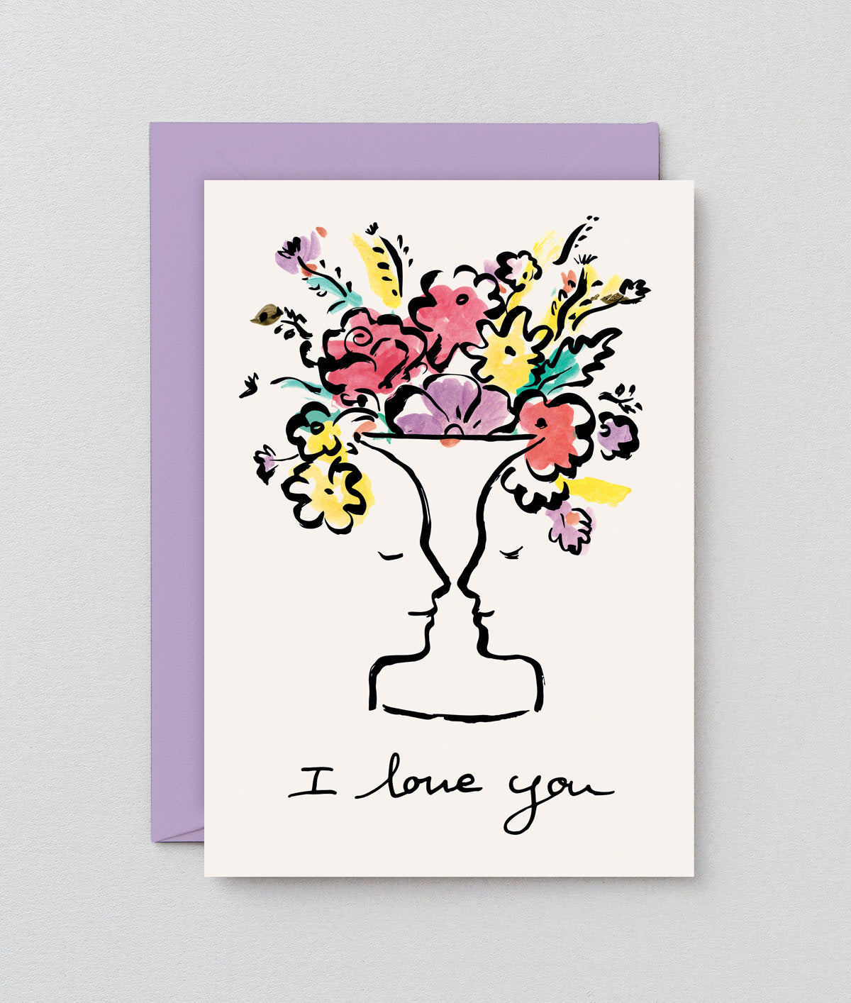 Greeting Card Rosy Isle