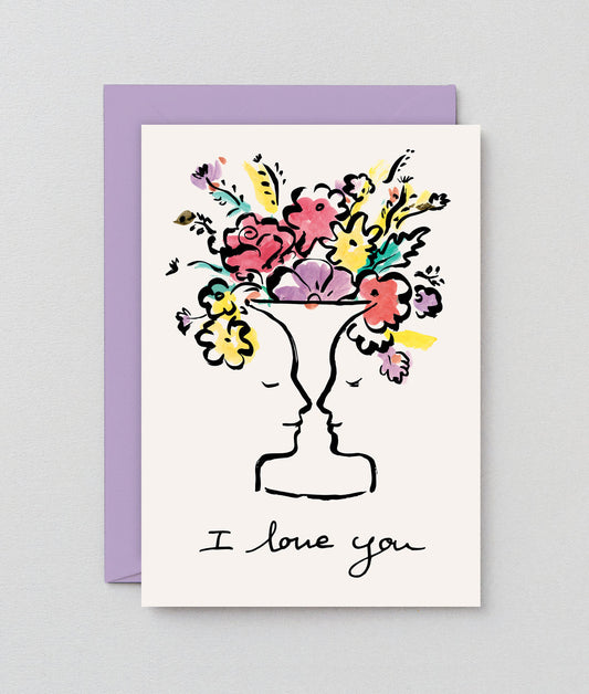 Greeting Card Rosy Isle