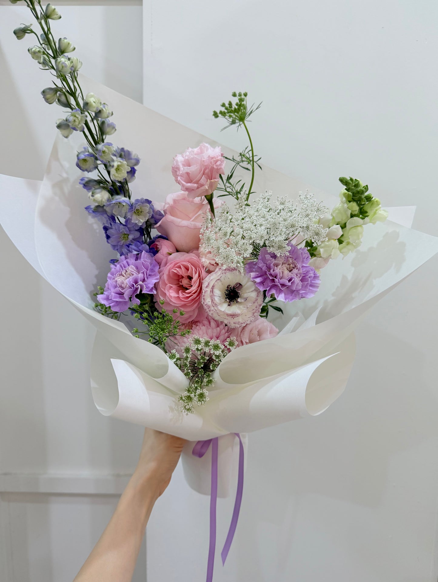 Soft Lilac & Pink Rosy Isle