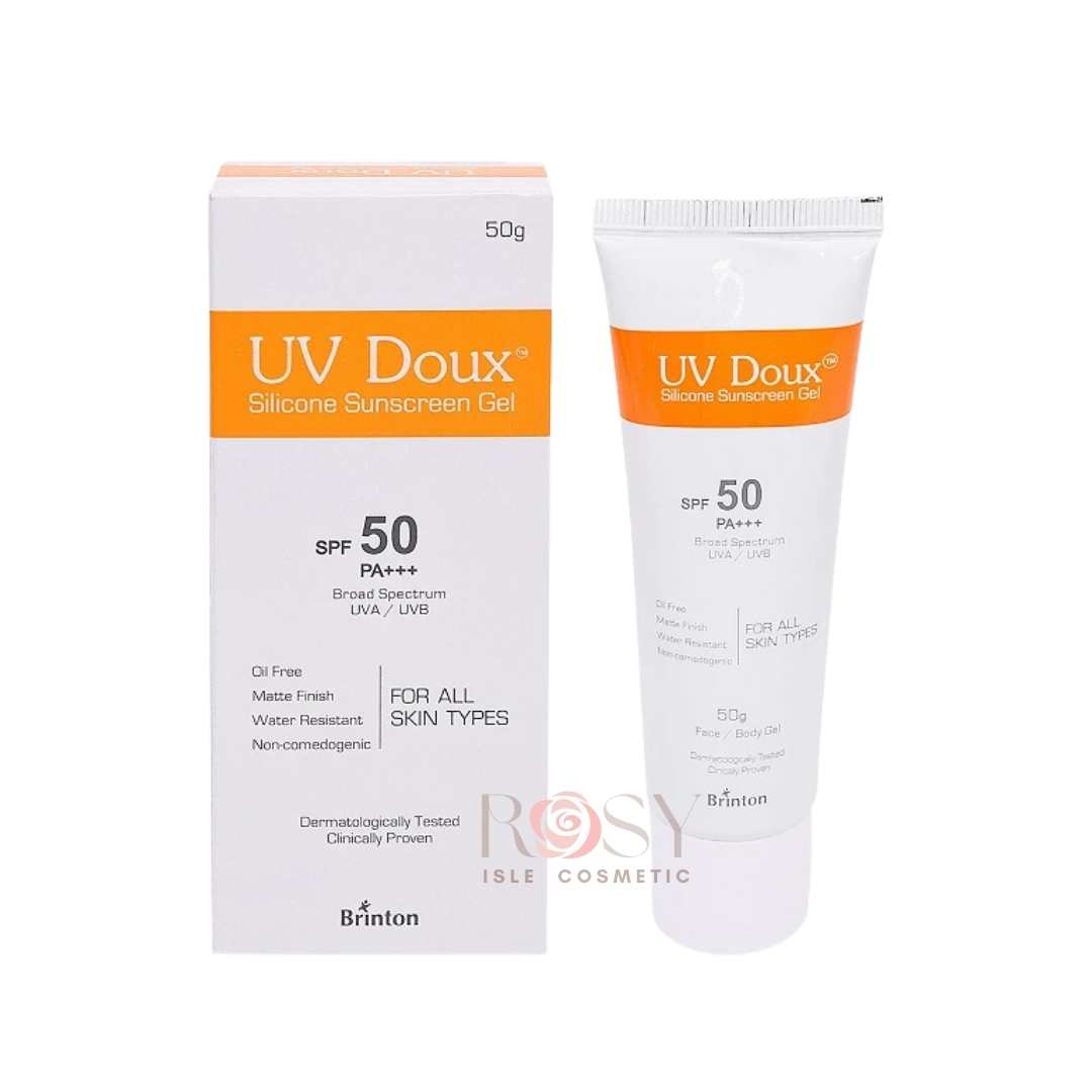 Uv Doux Silicon Gel Sunscreen Safe From Sun Spf 50 PA+++ 50gm